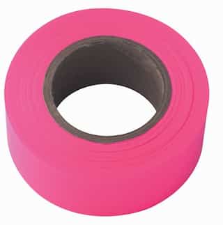 150' Fluorescent Pink Flagging Tape