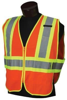 X-Large ANSI Class 2 Two-Tone Deluxe Style Safety Vests