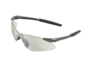 Nemesis VL Clear Safety Glasses w/ Gunmetal Frame