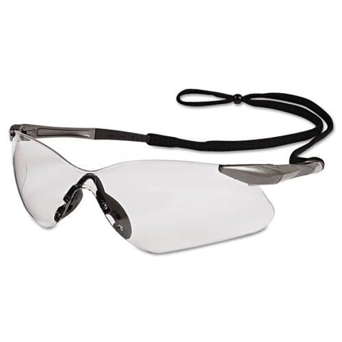 V30 Nemesis Safety Glasses w/ Black Frame and Clear Lens