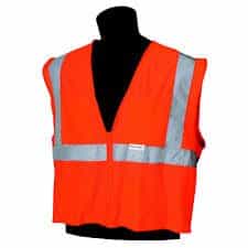 Medium/Large Deluxe Orange Safety Vest
