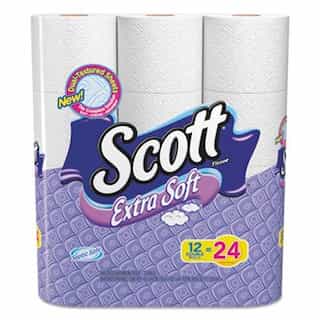 Kimberly-Clark Scott Extra Soft 1-Ply Bath Tissue Roll