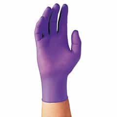 Purple Nitrile Exam Gloves-Large