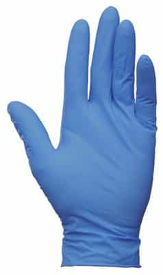 Kimberly-Clark Medium Natural Rubber Latex G10 Arctic Blue Nitrile Gloves