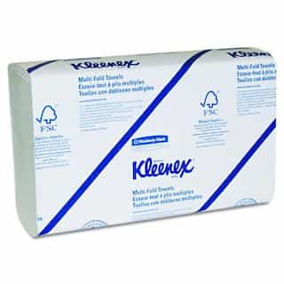 Kimberly-Clark White, Mulifold KLEENEX Paper Towels-9.20 x 9.40