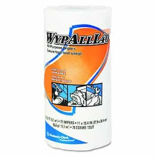 White, Cloth-Like WYPALL L40 Wipes-10.40 x 11