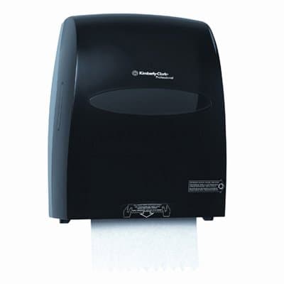 Smoke and Gray Colored, IN-SIGHT SANITOUCH Hard Towel Dispenser-12.6 x16.3 x 10.2