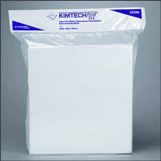 Kimberly-Clark White, 100 Count Flat KIMTECH PURE W4 Dry Wipers-9 x 9