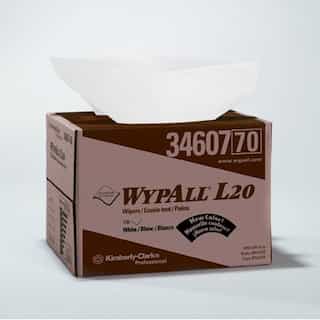 White, 176 Count 4-Ply BRAG Box WYPALL L20 Wipers-12.5 x 16.8