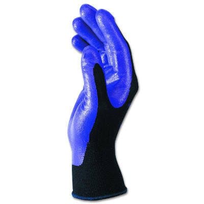 Purple, Large #9 KLEENGUARD G40 Foam Coated Nitrile/Nylon Gloves-Pair