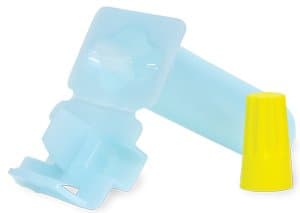 DryConn Direct Bury Strain Relief Silicone Tube w/ Yellow Wire Connector