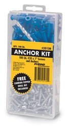 100 Screws & Anchors Kit