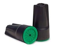 DryConn Black/Green LED Waterproof Wire Connector, Pack of 20