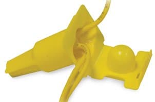King Innovation DryConn Direct Bury Yellow Twist-On w/Strain Relief, Pack of 10