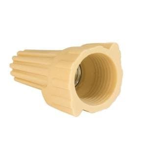 Contractor Choice Tan Winged Wire Connectors, 30,000 pc. Drum
