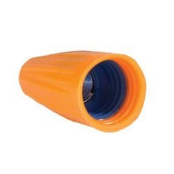 King Innovation Gorilla Nuts Orange/Blue Wire Connector, Pack of 10
