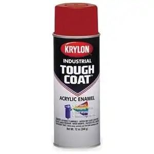 Krylon 12 oz Tough Coat Acrylic Enamel OSHA Red