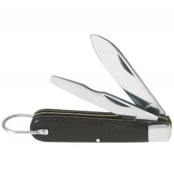 2-Blade Pocket Knife Stainless Steel Spearpoint and Screwdriver-Tip Blades