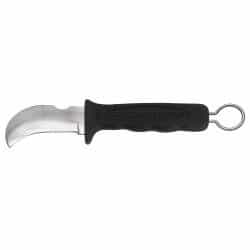 Cable/Lineman's Skinning Knife Hook Blade, Notch & Ring