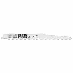 Klein Tools 12" Reciprocating Saw Blade, .050" Wide, 6 TPI, for Wood with Nails, 15-pk