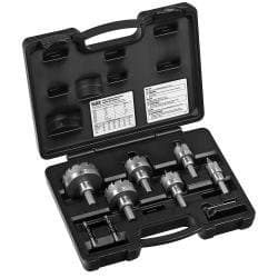 8-Piece Master Electrician's Hole Cutter Kit