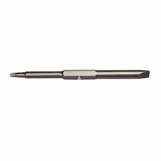 Klein Tools Replacement Bit - #1 Square & 1/4'' Slotted Multi-Bit Screwdriver/ Nut Drivers
