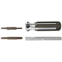 7 5/8" 4-In-1 Screwdriver with 2 reversible blades