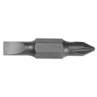 Replacement Bit - #1 Phillips & 3/16'' Slotted