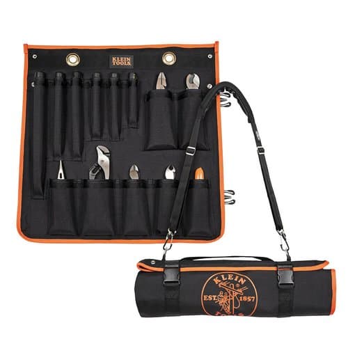 Klein Tools Utility Insulated 13-Piece Tool Kit with Roll-Up Case