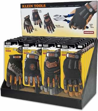 Klein Tools Journeyman Glove Starter Kit, 24-pairs of gloves in all sized
