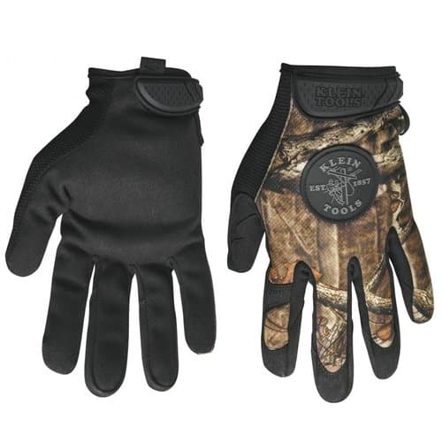 Klein Tools Journeyman Camouflage Gloves, size L