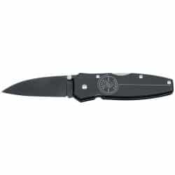 Black Lightweight Lockback Knife, 2-1/4" Drop Point Blade