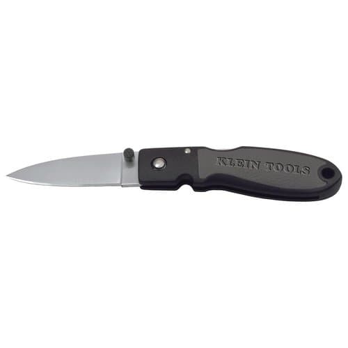 Klein Tools Lightweight Lockback Knife, 2-3/8'' Drop-Point Blade