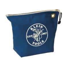 Canvas Zipper Bag- Consumables, Blue