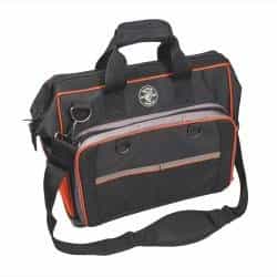 Klein Tools Black Tradesman Pro Extreme Electrician's Organizer Bag, 78 Pockets