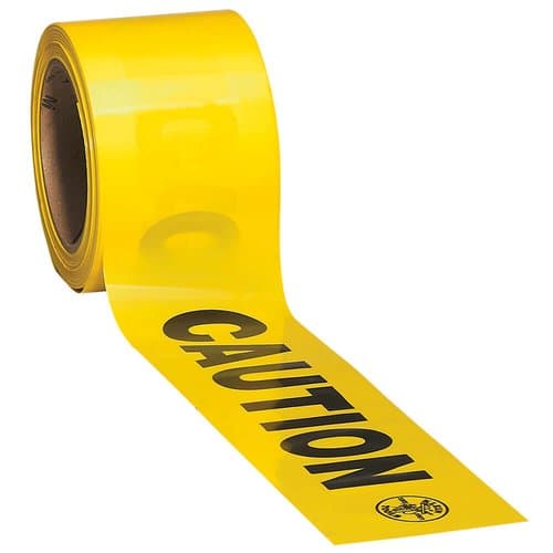 Klein Tools 200-Foot Barricade and Warning Tapes, Reads CAUTION