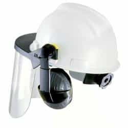 Visor for Hard Hats and Caps, Clear Formed