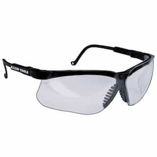 Standard Protective Eyewear Glasses- Black Frames, Clear Lens