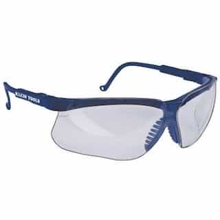 Standard Protective Eyewear Glasses- Royal Blue Frames, Clear Lens