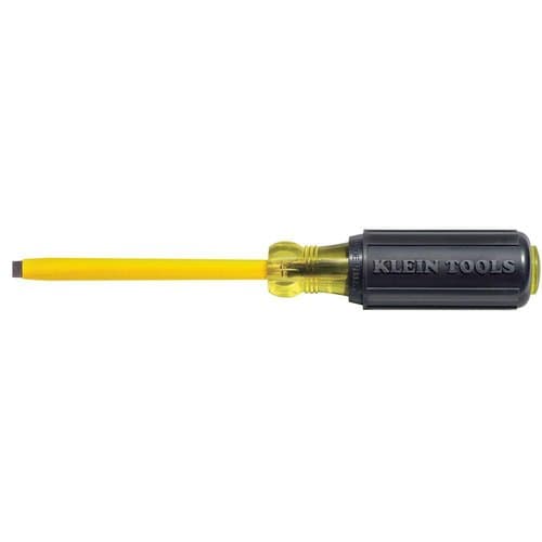 Heavy-Duty, Coated Screwdriver - 6'' Shank, 5/16'' Cabinet Tip