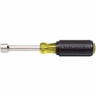 Klein Tools 1/4'' Magnetic Tip Nut Driver, 3'' Hollow Shank
