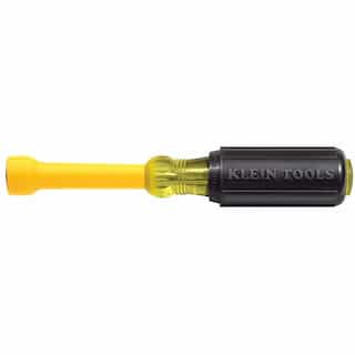Klein Tools 9/16'' Coated Nut Driver, Hollow Shank