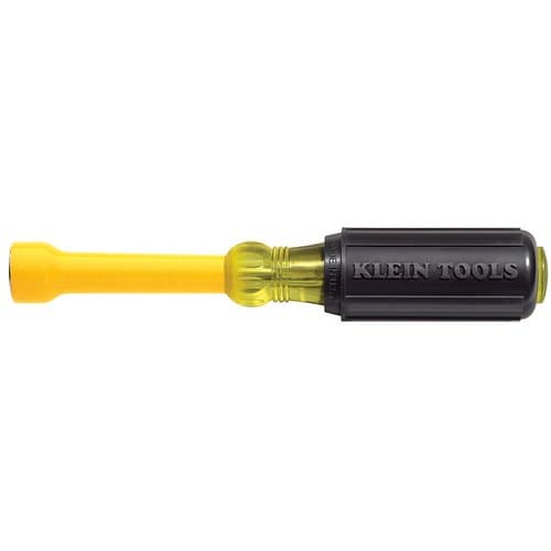 3/16'' Coated Nut Driver, Hollow Shank