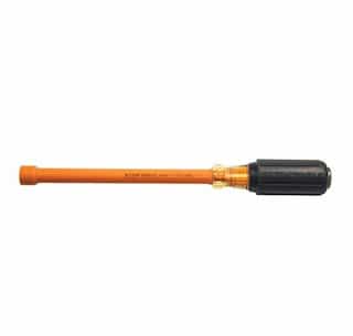 Klein Tools 11/32" Insulated Nut Driver, Cushion Grip, 6'' Hollow Shaft