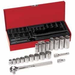 Klein Tools 20-Piece 3/8-Inch Drive Socket Wrench Set