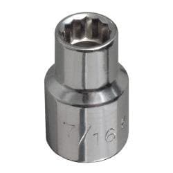 Klein Tools 1/2-Inch Drive 5/8'' Standard 12-Point Socket