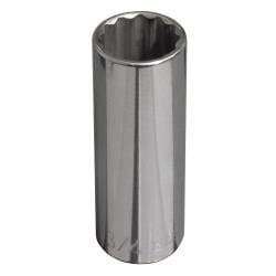 Klein Tools 1/2-Inch Drive 1/2'' Deep 12-Point Socket