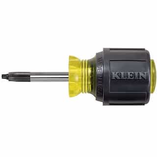 Klein Tools #1 Square-Recess Tip Screwdriver, 1-1/2'' Round-Shank