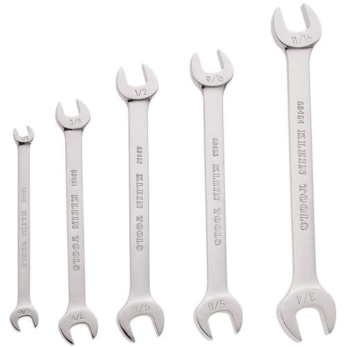 Klein Tools 5-Piece Open-End Wrench Set