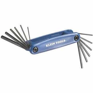 Klein Tools Grip-It Hex-Set - 6 Inch Sizes and 6 Metric Sizes